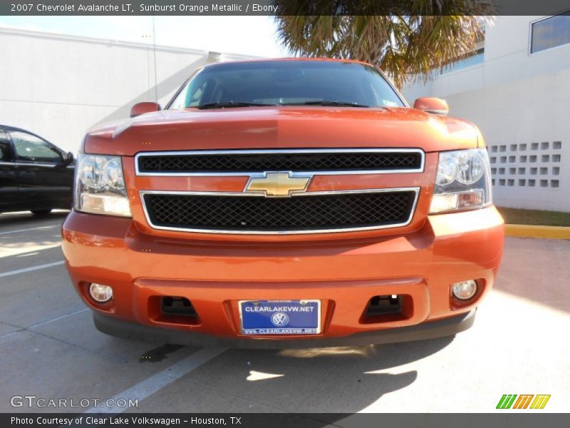 Sunburst Orange Metallic / Ebony 2007 Chevrolet Avalanche LT