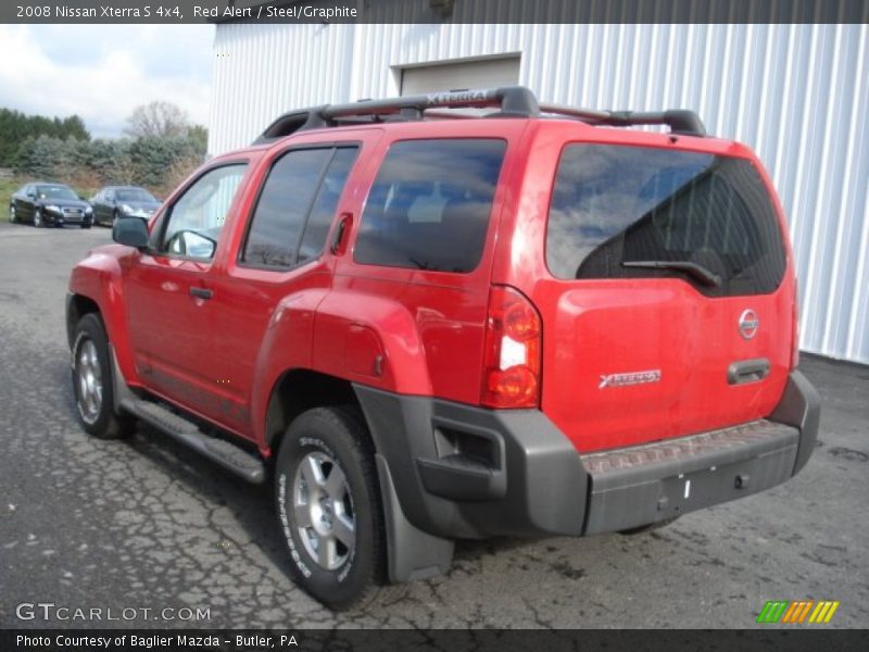 Red Alert / Steel/Graphite 2008 Nissan Xterra S 4x4