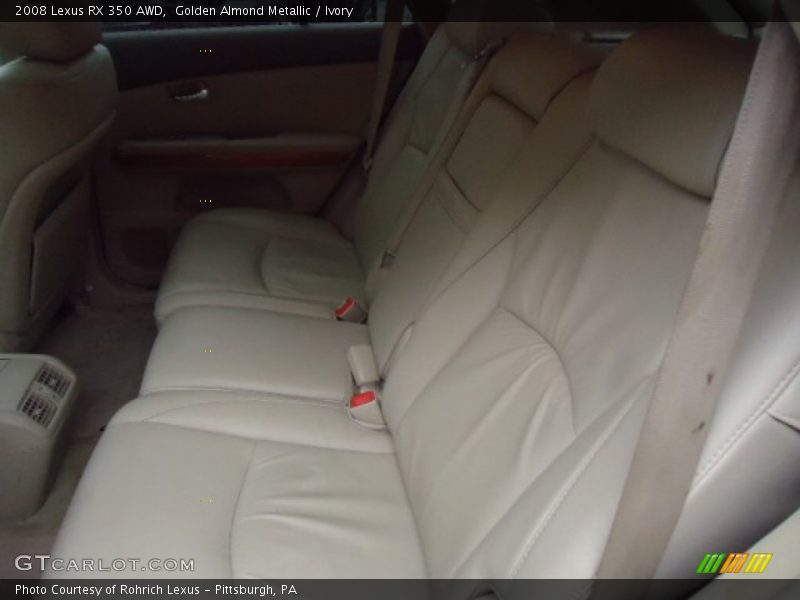 Golden Almond Metallic / Ivory 2008 Lexus RX 350 AWD