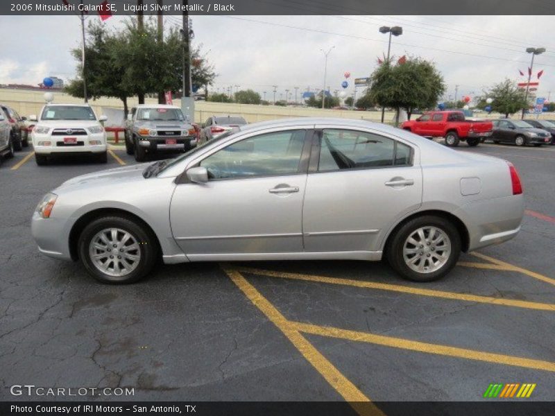 Liquid Silver Metallic / Black 2006 Mitsubishi Galant SE