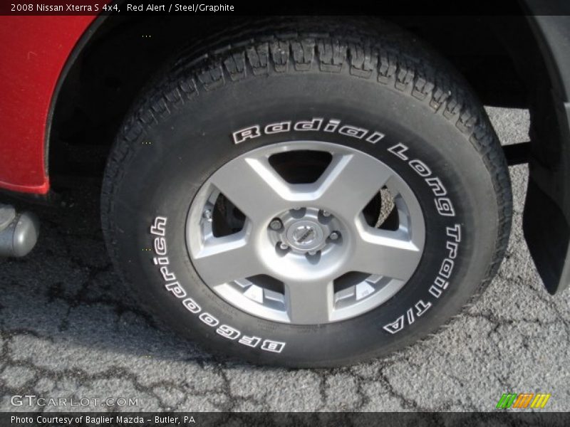 Red Alert / Steel/Graphite 2008 Nissan Xterra S 4x4