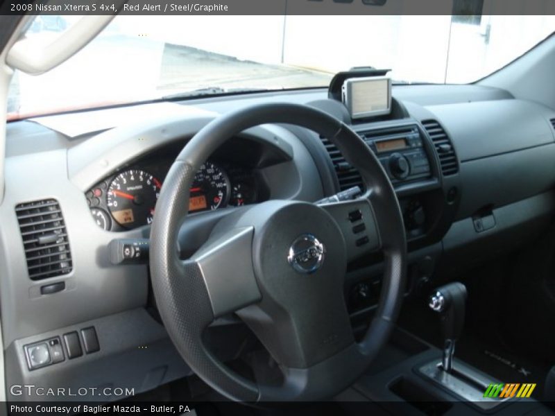 Red Alert / Steel/Graphite 2008 Nissan Xterra S 4x4