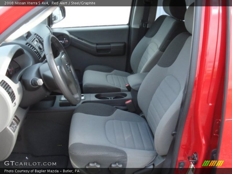 Red Alert / Steel/Graphite 2008 Nissan Xterra S 4x4
