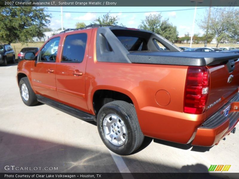 Sunburst Orange Metallic / Ebony 2007 Chevrolet Avalanche LT
