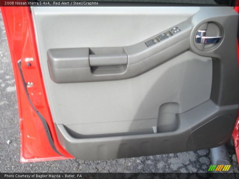 Red Alert / Steel/Graphite 2008 Nissan Xterra S 4x4