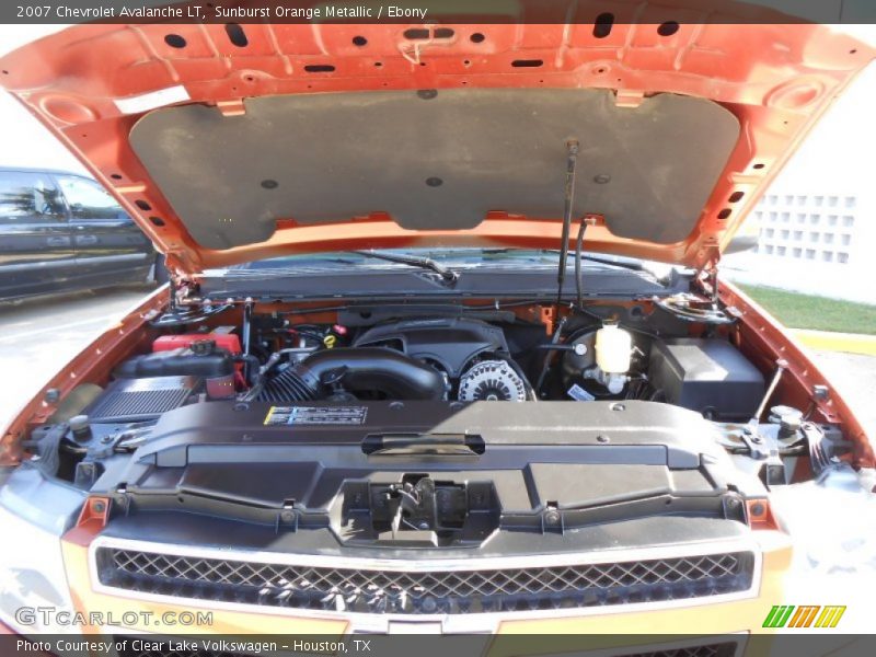Sunburst Orange Metallic / Ebony 2007 Chevrolet Avalanche LT