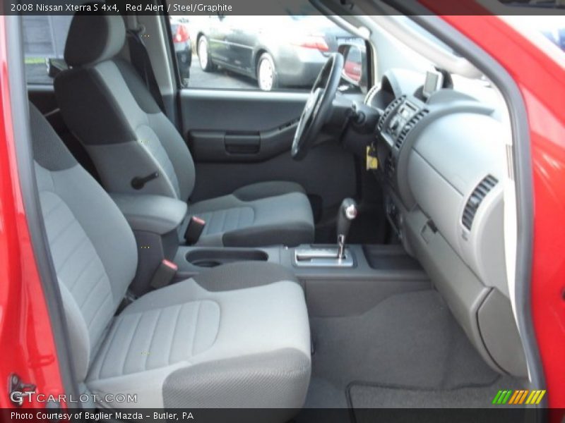 Red Alert / Steel/Graphite 2008 Nissan Xterra S 4x4