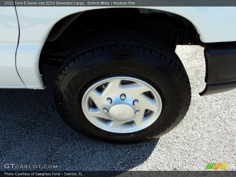 Oxford White / Medium Flint 2012 Ford E Series Van E250 Extended Cargo