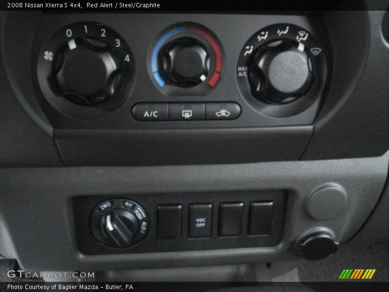 Red Alert / Steel/Graphite 2008 Nissan Xterra S 4x4