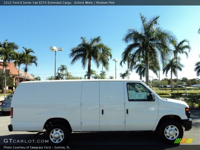 Oxford White / Medium Flint 2012 Ford E Series Van E250 Extended Cargo