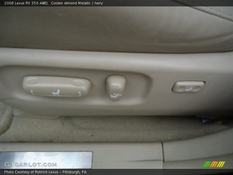 Golden Almond Metallic / Ivory 2008 Lexus RX 350 AWD