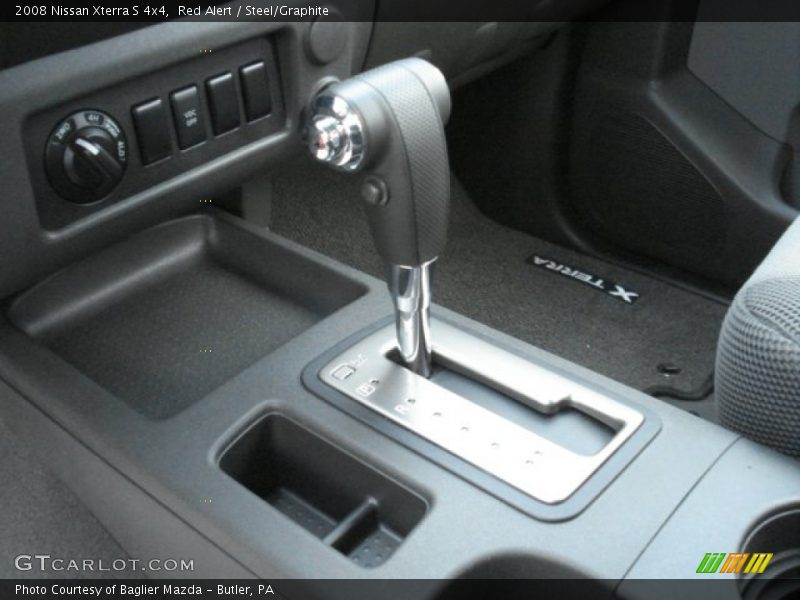 Red Alert / Steel/Graphite 2008 Nissan Xterra S 4x4