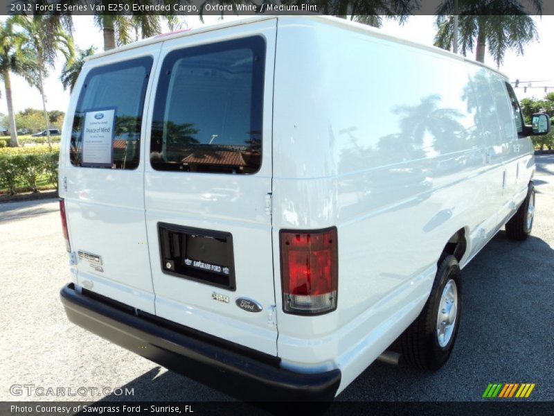 Oxford White / Medium Flint 2012 Ford E Series Van E250 Extended Cargo