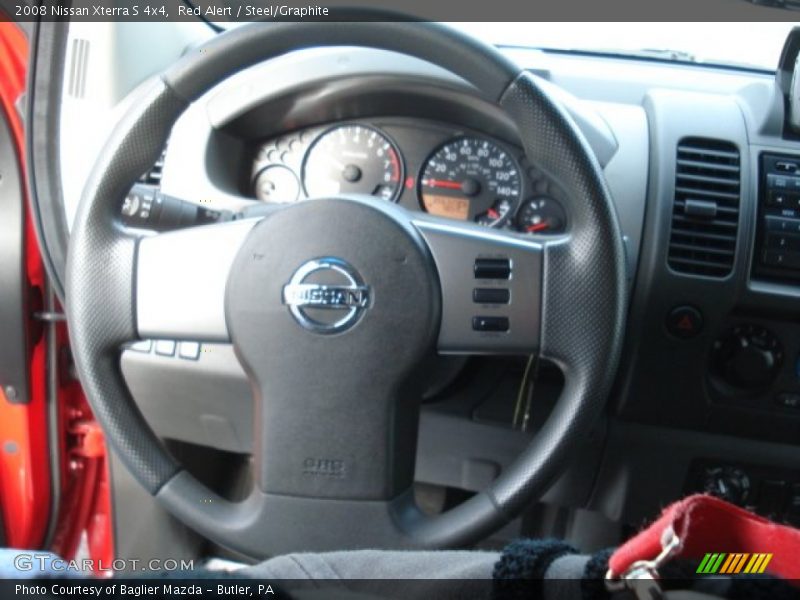 Red Alert / Steel/Graphite 2008 Nissan Xterra S 4x4