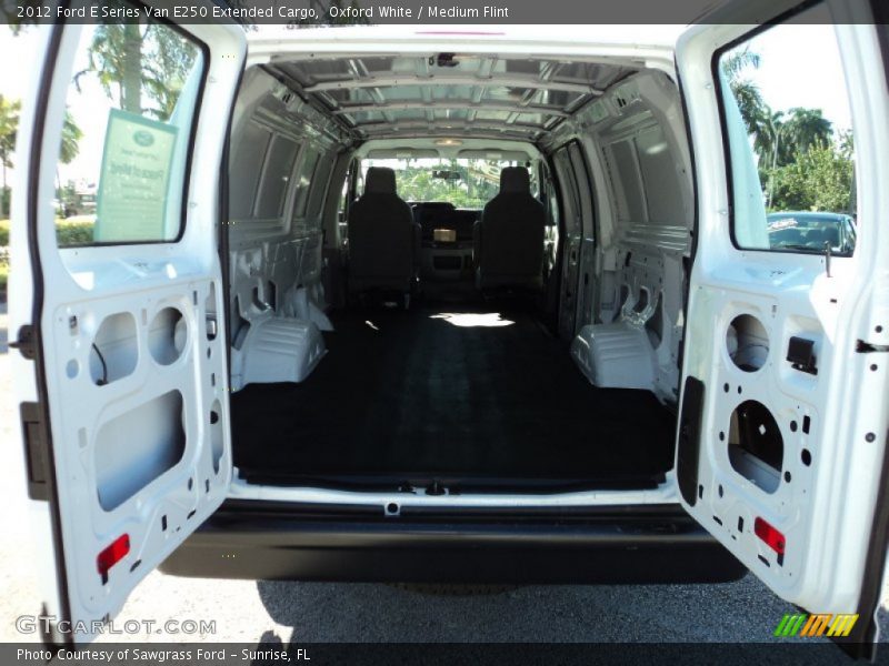 Oxford White / Medium Flint 2012 Ford E Series Van E250 Extended Cargo