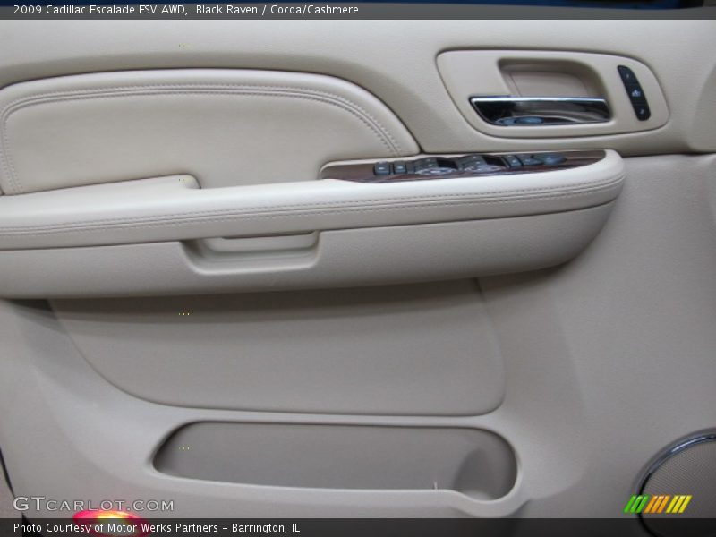 Black Raven / Cocoa/Cashmere 2009 Cadillac Escalade ESV AWD