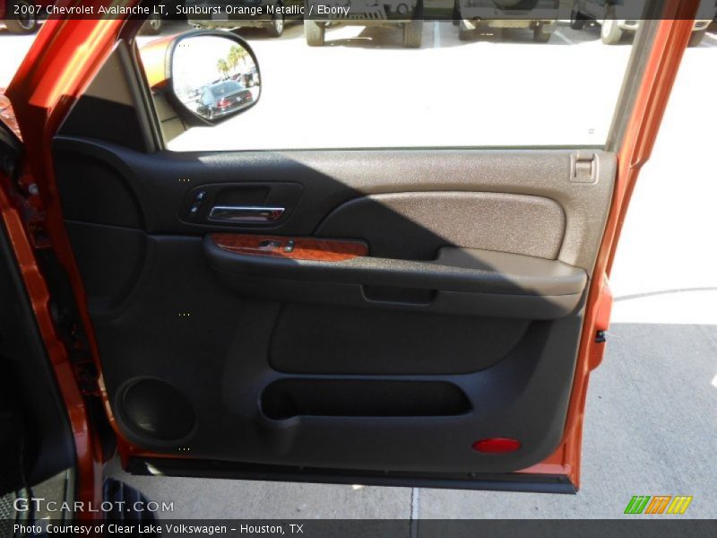 Sunburst Orange Metallic / Ebony 2007 Chevrolet Avalanche LT