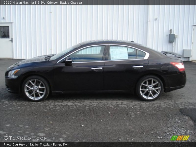 Crimson Black / Charcoal 2010 Nissan Maxima 3.5 SV