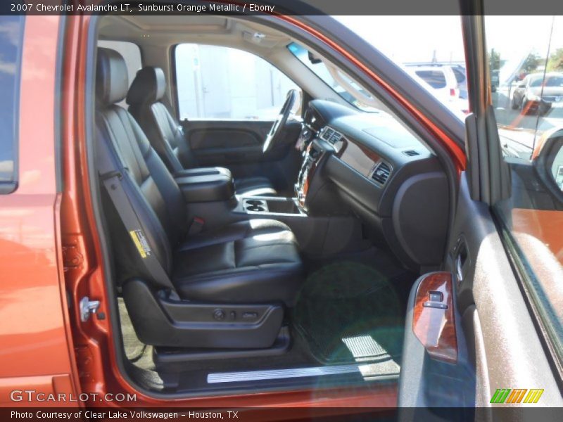 Sunburst Orange Metallic / Ebony 2007 Chevrolet Avalanche LT
