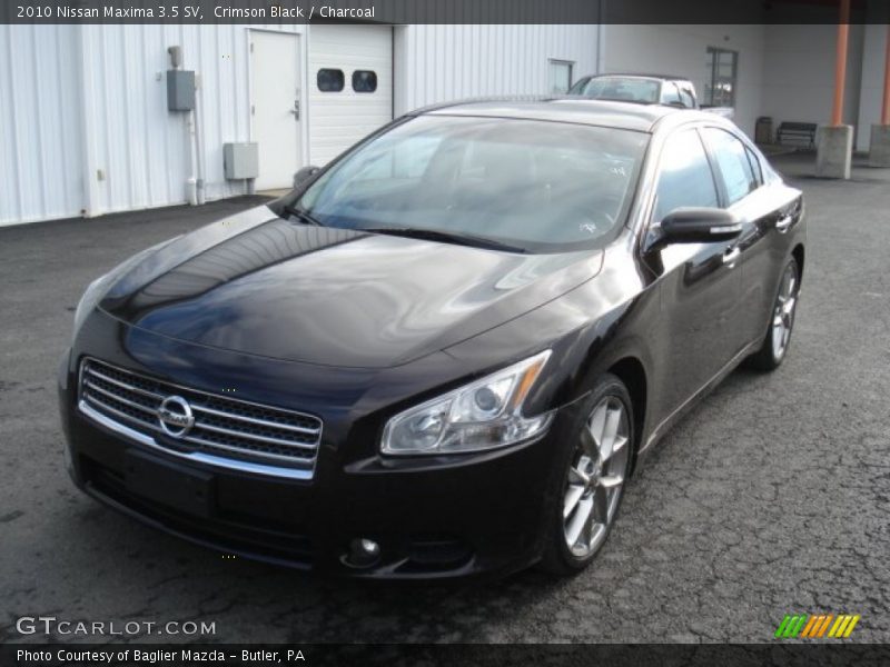 Crimson Black / Charcoal 2010 Nissan Maxima 3.5 SV