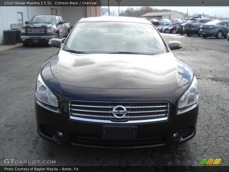 Crimson Black / Charcoal 2010 Nissan Maxima 3.5 SV