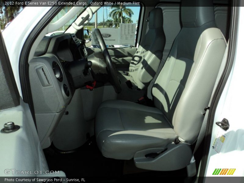 Oxford White / Medium Flint 2012 Ford E Series Van E250 Extended Cargo