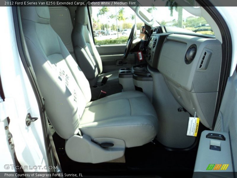 Oxford White / Medium Flint 2012 Ford E Series Van E250 Extended Cargo
