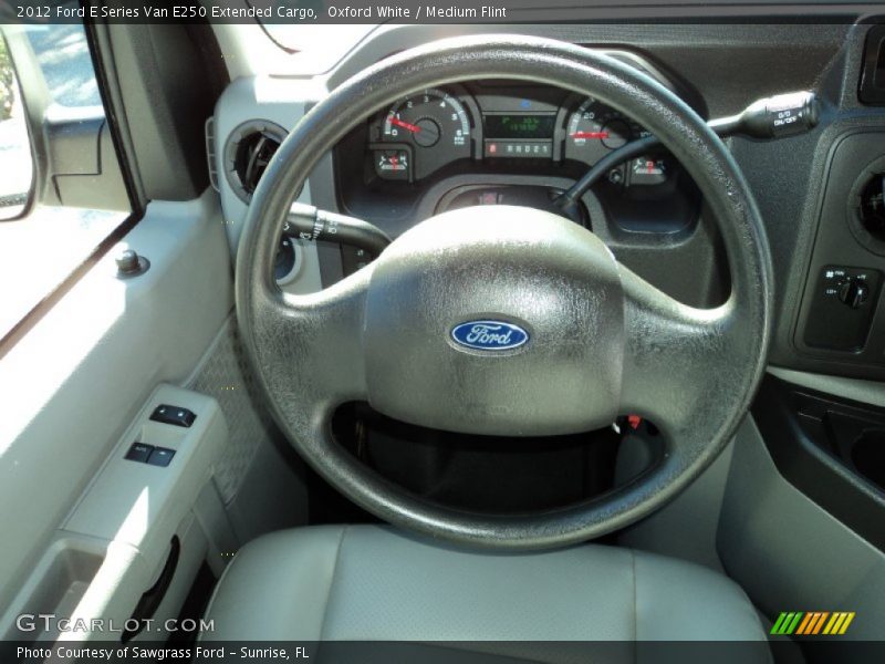 Oxford White / Medium Flint 2012 Ford E Series Van E250 Extended Cargo