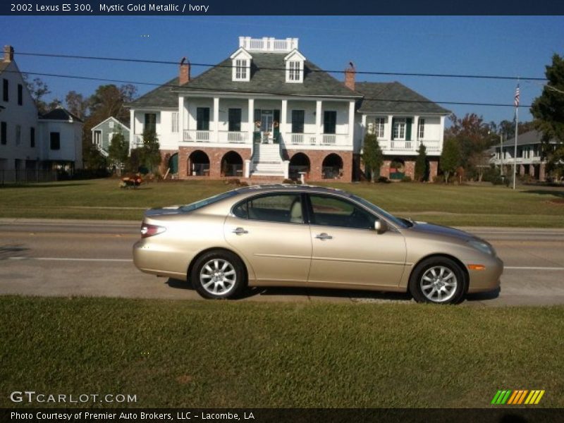 Mystic Gold Metallic / Ivory 2002 Lexus ES 300