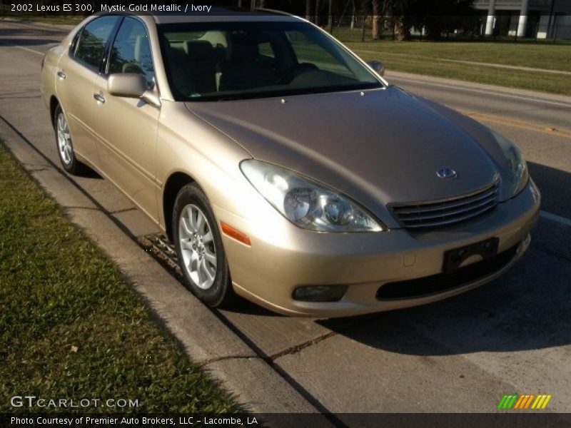 Mystic Gold Metallic / Ivory 2002 Lexus ES 300