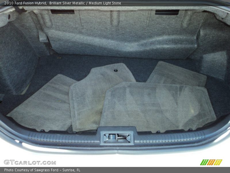 Brilliant Silver Metallic / Medium Light Stone 2010 Ford Fusion Hybrid