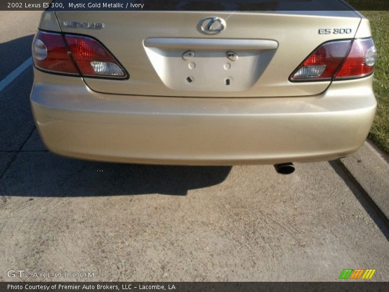 Mystic Gold Metallic / Ivory 2002 Lexus ES 300