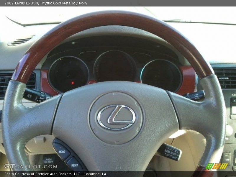 Mystic Gold Metallic / Ivory 2002 Lexus ES 300