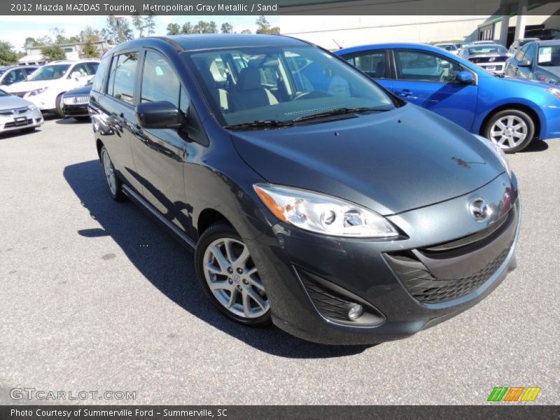 Metropolitan Gray Metallic / Sand 2012 Mazda MAZDA5 Touring