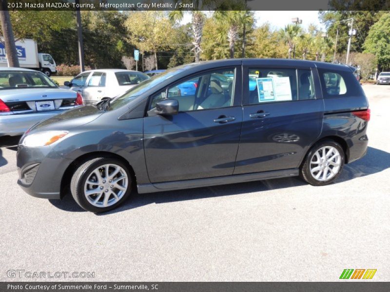 Metropolitan Gray Metallic / Sand 2012 Mazda MAZDA5 Touring