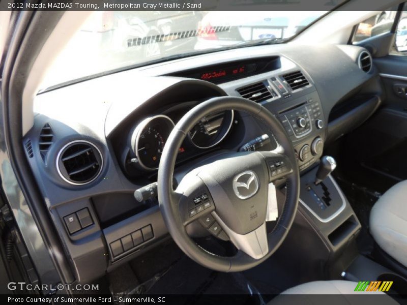 Metropolitan Gray Metallic / Sand 2012 Mazda MAZDA5 Touring