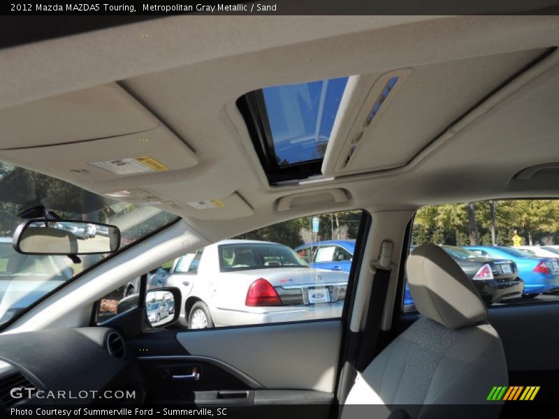 Metropolitan Gray Metallic / Sand 2012 Mazda MAZDA5 Touring