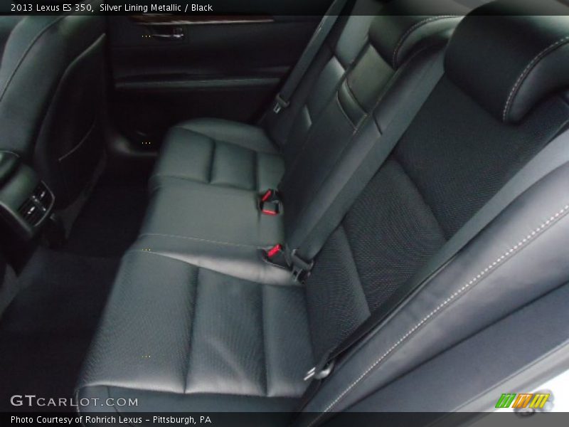 Silver Lining Metallic / Black 2013 Lexus ES 350