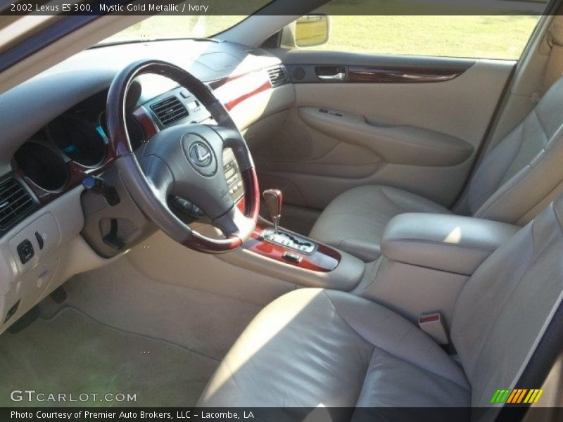 Mystic Gold Metallic / Ivory 2002 Lexus ES 300