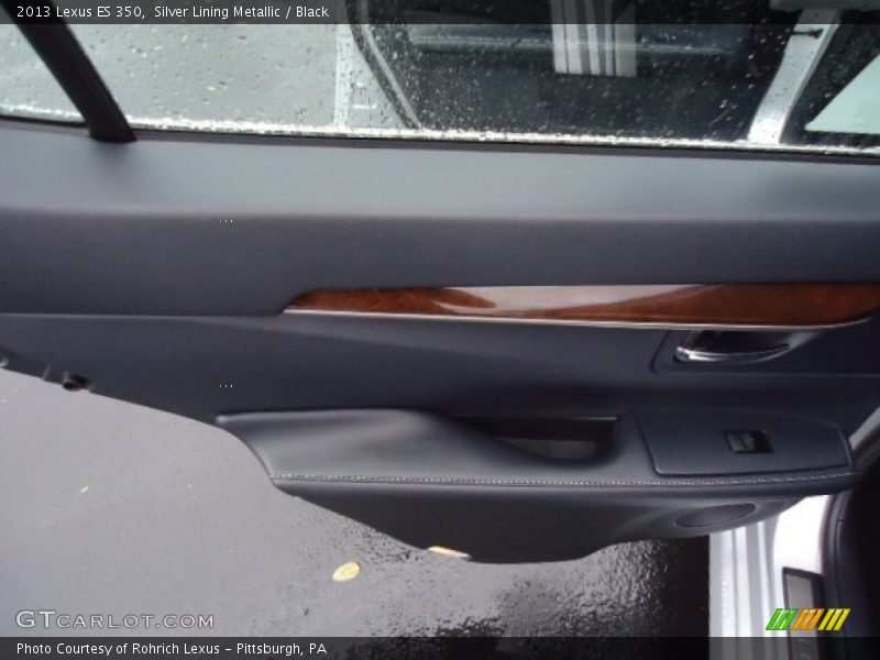 Silver Lining Metallic / Black 2013 Lexus ES 350
