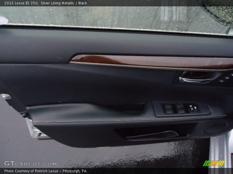 Silver Lining Metallic / Black 2013 Lexus ES 350