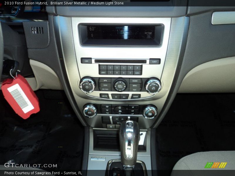 Brilliant Silver Metallic / Medium Light Stone 2010 Ford Fusion Hybrid