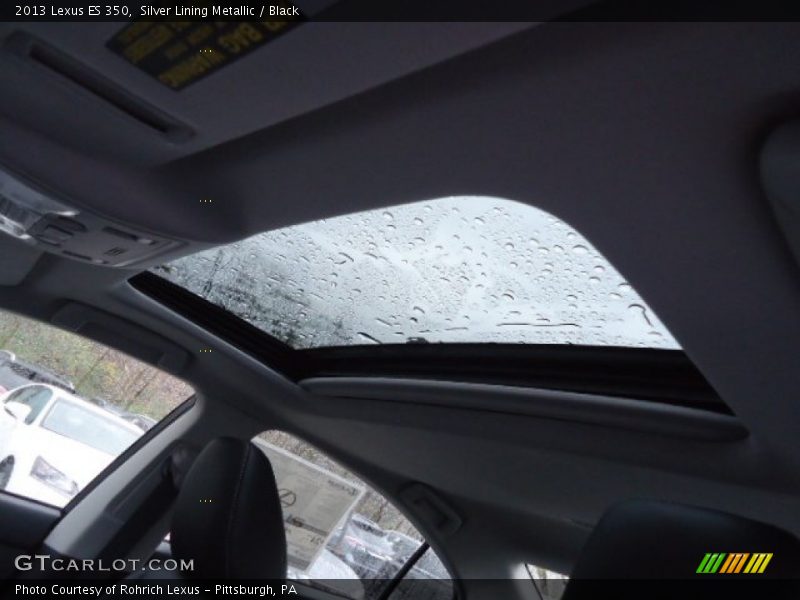 Silver Lining Metallic / Black 2013 Lexus ES 350