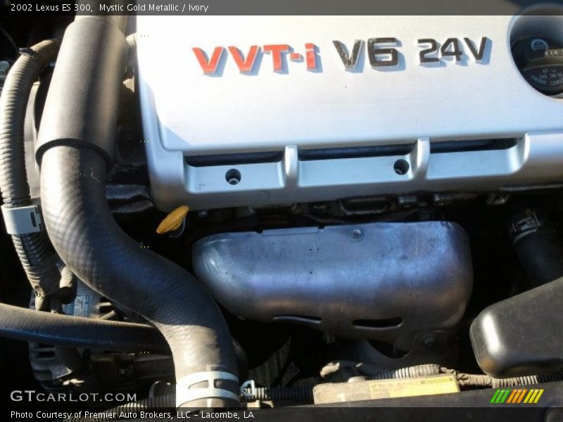 Mystic Gold Metallic / Ivory 2002 Lexus ES 300