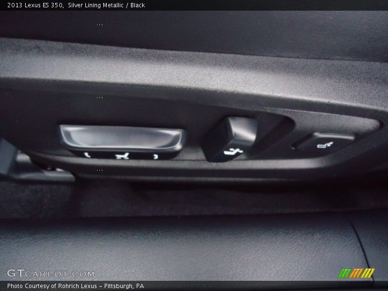 Silver Lining Metallic / Black 2013 Lexus ES 350