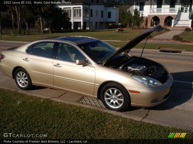 Mystic Gold Metallic / Ivory 2002 Lexus ES 300