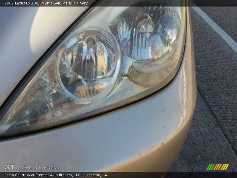 Mystic Gold Metallic / Ivory 2002 Lexus ES 300