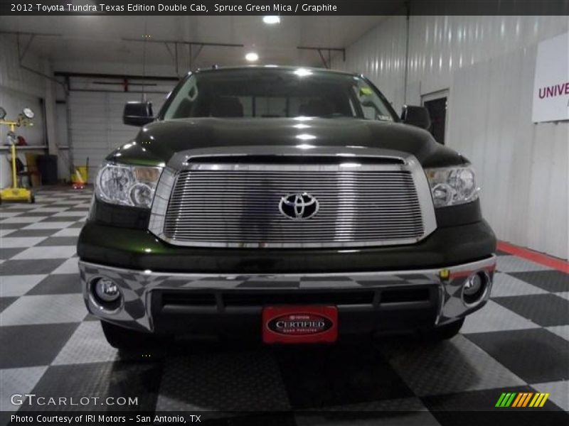 Spruce Green Mica / Graphite 2012 Toyota Tundra Texas Edition Double Cab