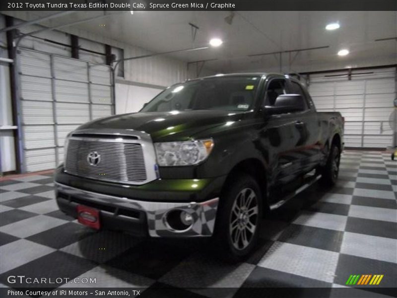 Spruce Green Mica / Graphite 2012 Toyota Tundra Texas Edition Double Cab