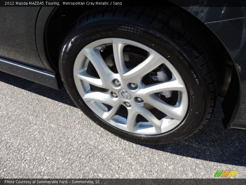 Metropolitan Gray Metallic / Sand 2012 Mazda MAZDA5 Touring